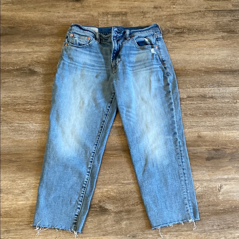 GAP Blue Cropped Ankle Jeans with Vintage Style